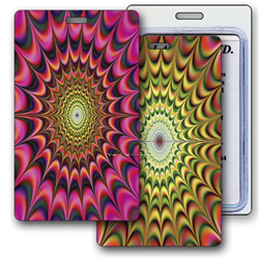 Luggage Tag 3d Lenticular Colors And Zooming In Out Image - Blank Product