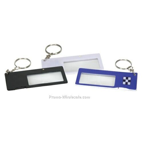 Magnifying Glass With Built-in LED Light Keyring