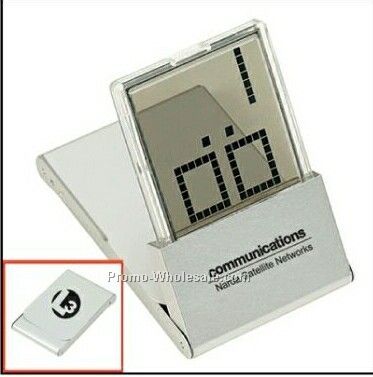 Metal Lcd Travel Alarm Clock