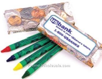 Money Crayons 4 Pack - Standard Delivery