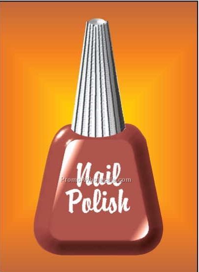 red nail polish colors. Nail Polish Badge W/ Metal Pin