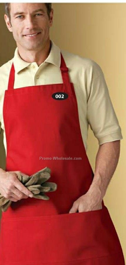 North End Adjustable Full Length Bib Apron W/ Pockets