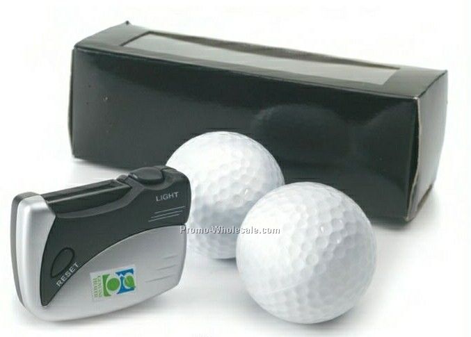 Pedometer And Golf Ball Set