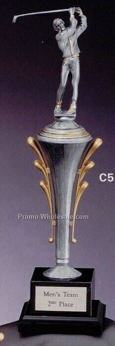 Platinum Series Cup On Marble Base - 14"