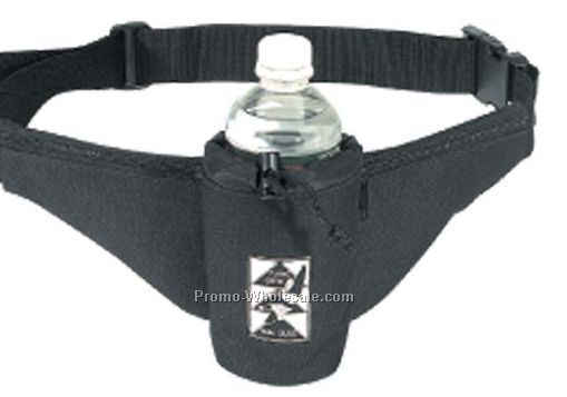 Poly Waist Pack W/ Center Bottle Holder