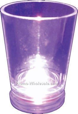 Purple LED Light Up Shot Glass