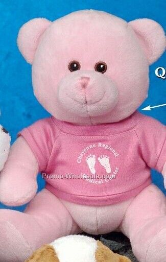 Q-tee Collection Baby Pink Bear (2 Piece Set)