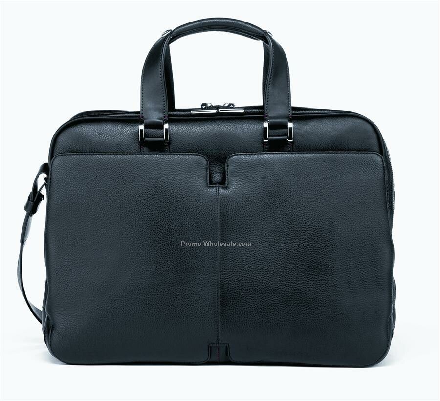 High Tech Leather Briefcase Organizer