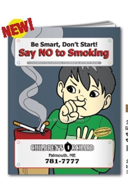 Say No To Smoking Coloring Book