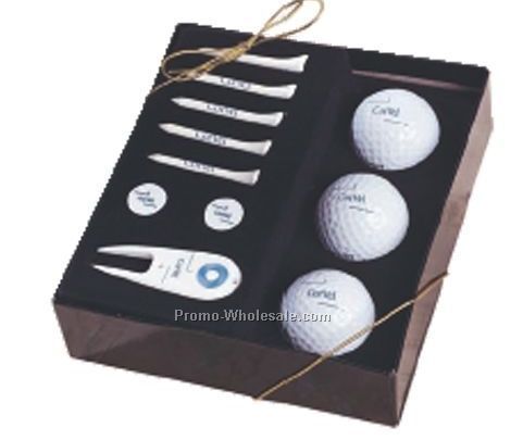 Scottsdale Golfer's Gift Box/3 Ball/5 Tee/2 Marker/ Divot Tool/3 Day