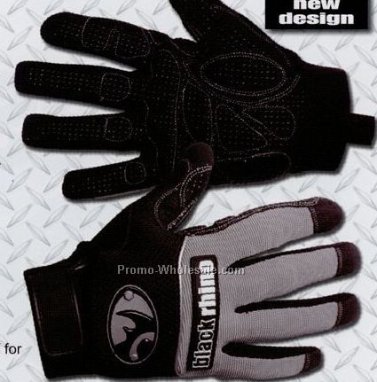 Shoxtr 10 Memory Foam Pads Work Glove - Large