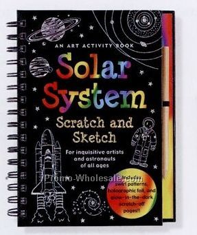 Solar System Scratch And Sketch Activity Book
