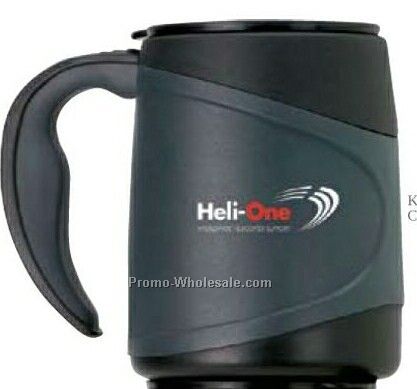 Sovrano Black Olimpio 15 Oz. Insulated Mug