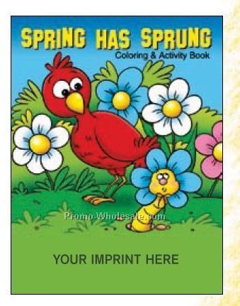 Spring Has Sprung Coloring Book Fun Pack