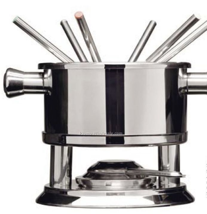 Stainless Steel Fondue Set For 6