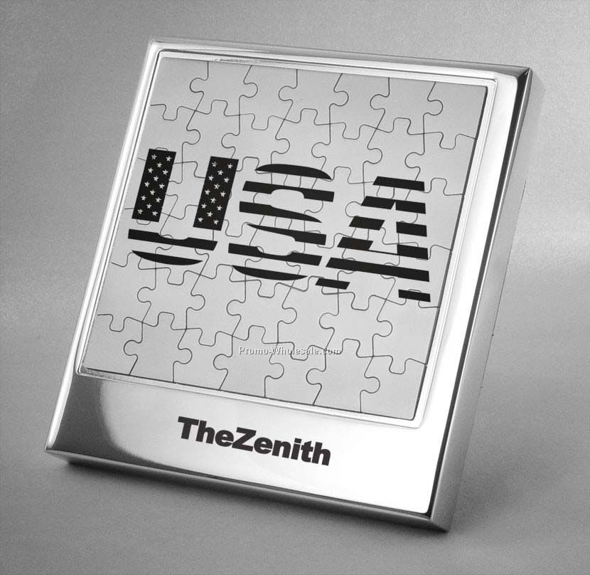 Stainless Steel Magnetic Custom Frame Paperweight Puzzle