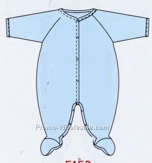 Terry Sleep & Play Baby Grow Creeper/ Pajamas (Small-large)