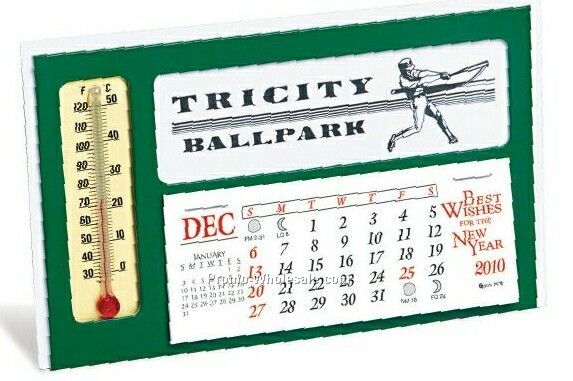 The Window Desk Calendar W/ Thermometer (Early Order)
