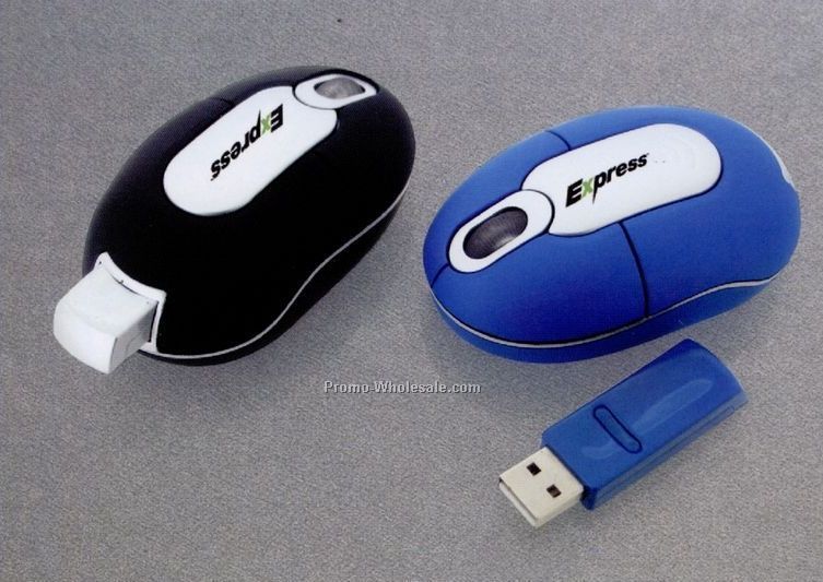 Wireless Mouse W/ Hidden Receiver