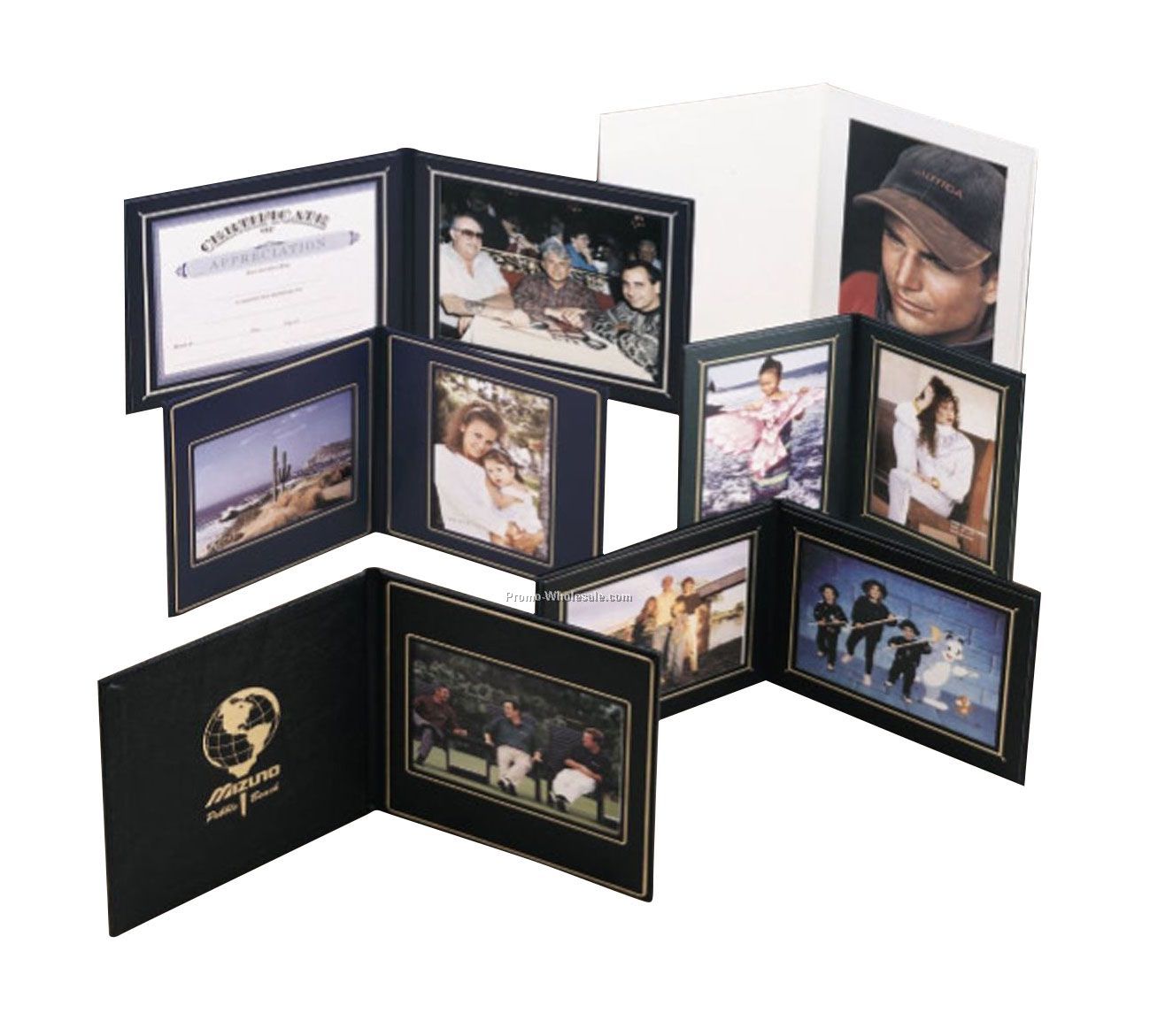 7-3/8"x9-3/8" Landscape Superior Double Photo / Certificate Frame