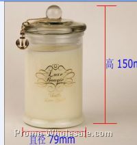 Candle Jar W/ Tassel (No Candle)