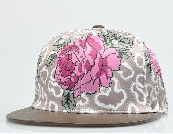 Floral snapback for girls