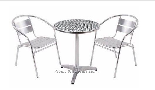 Good quality aluminum Chair and table set