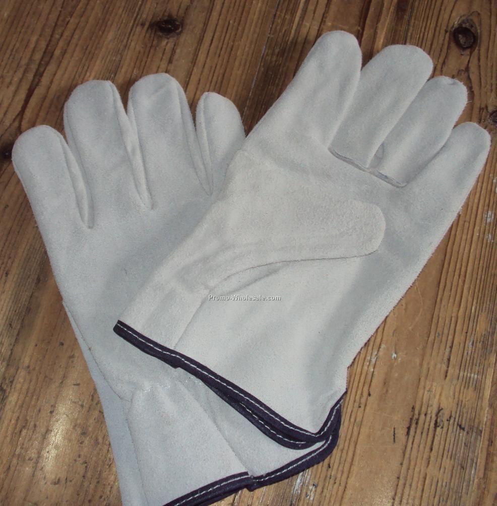 Cow split leather Working gloves,industrial leather hand gloves