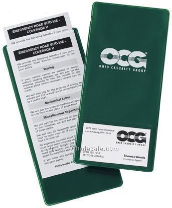 Document Sleeves with Business card pocket