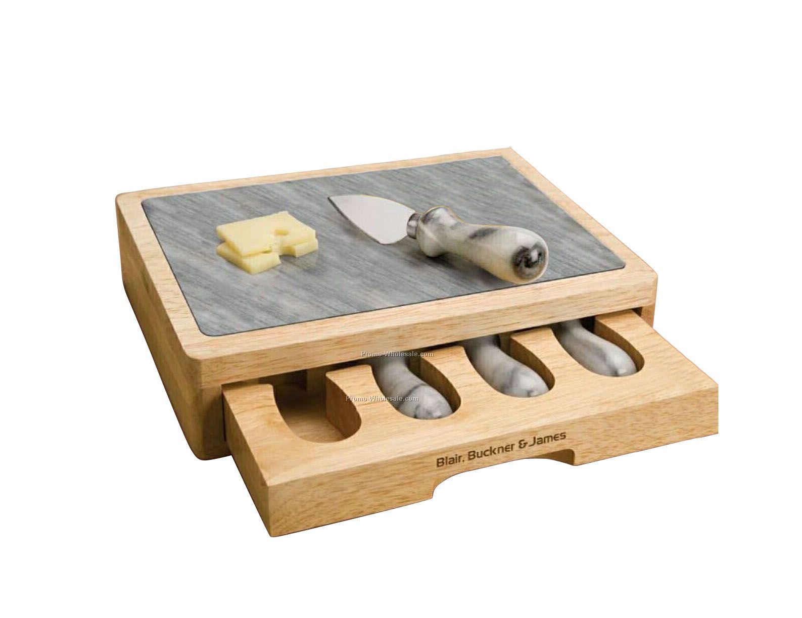 Essentials Braque Cheese Set 10"x7-3/4"x2-1/4"