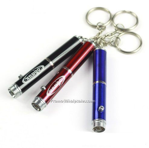 Custom led mini flashlight keychain