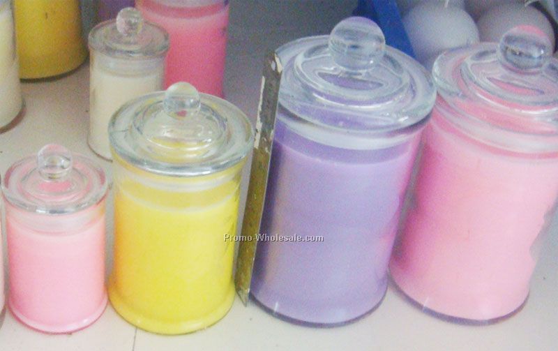 Glass Jar with Soy Wax Candle