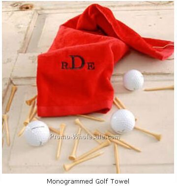 Monogrammed Golf Towel