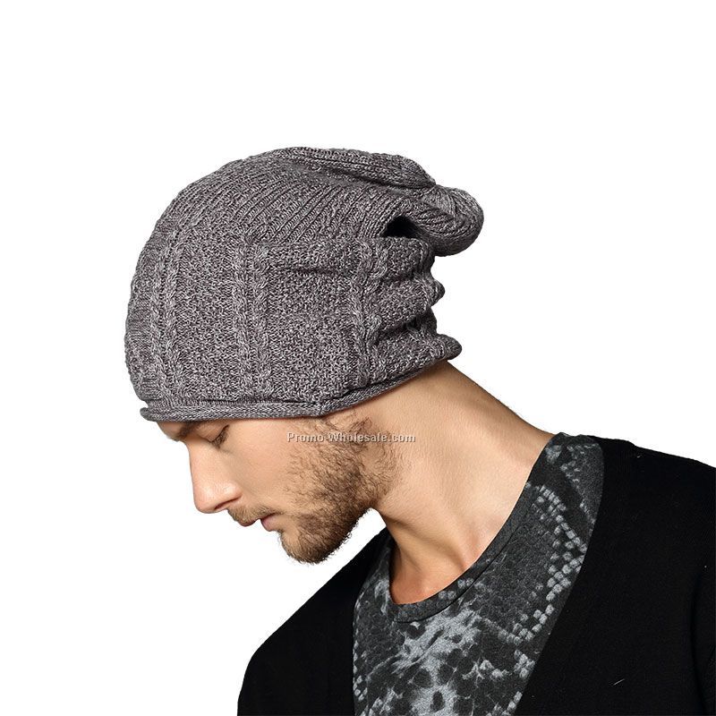Men's slouch knitting hat