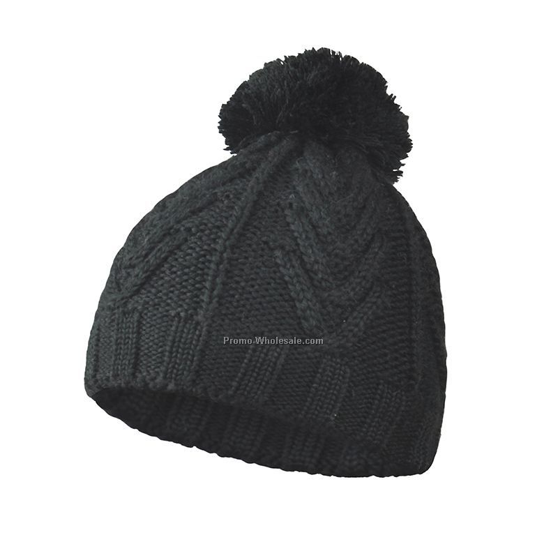 Black girl's beanie hat