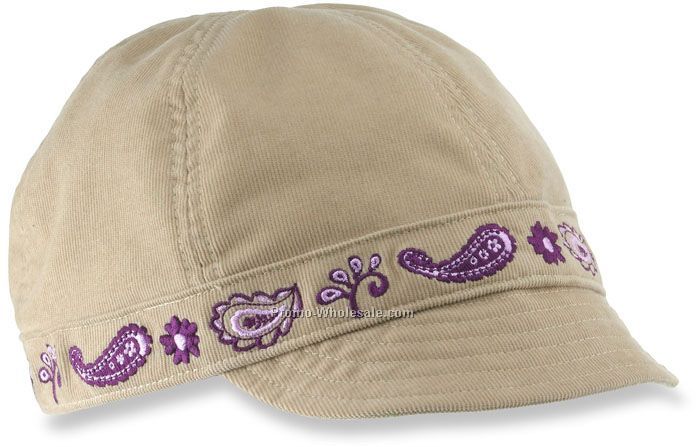 Corduroy lady hat