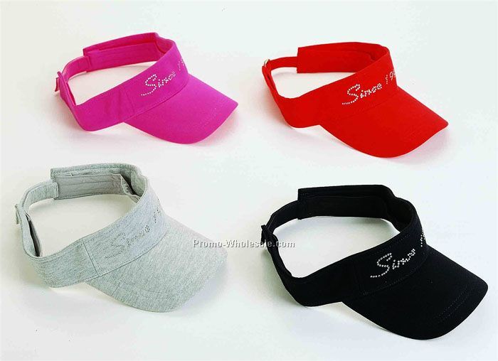 Cotton sunvisor