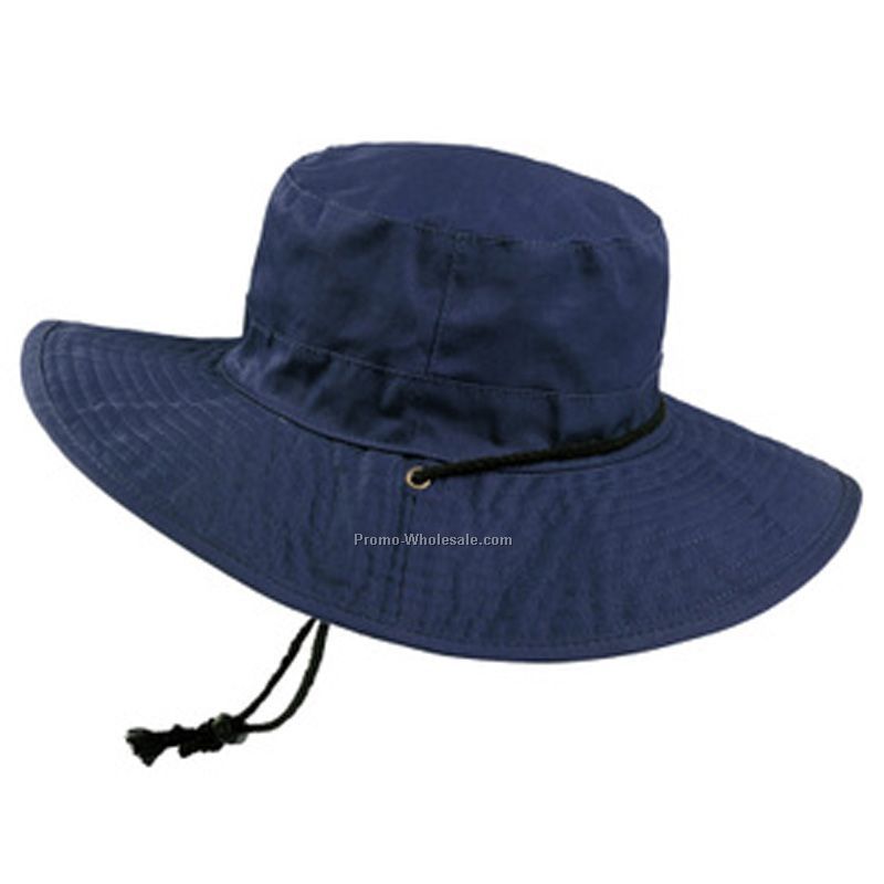 Basic packable big brim hat