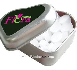 Heart Shape Candy Tin (Mints)