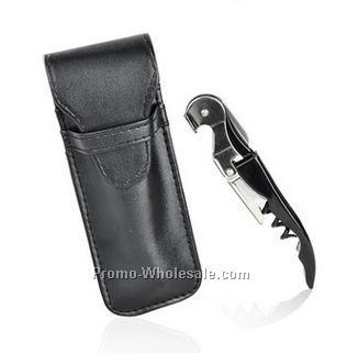 6" Waiter's Leather Corkscrew Holster