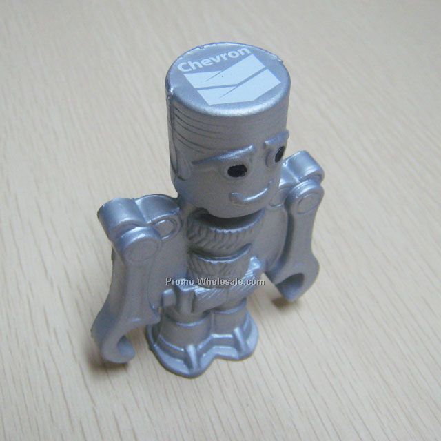 Fun robot pu stress ball ,PU toy