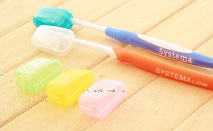 Plastic travel tooth cover and cap