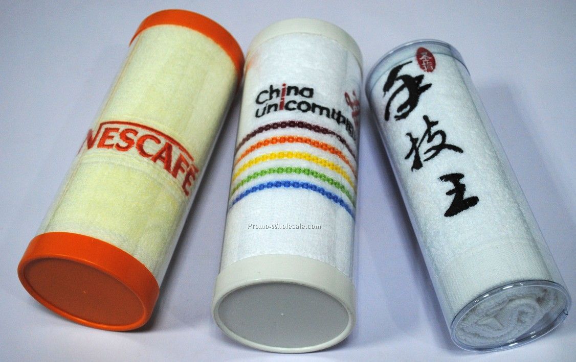 Cylinder packaging towel