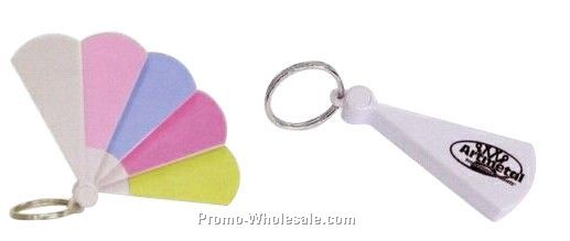 Triangle Nail File Keychain