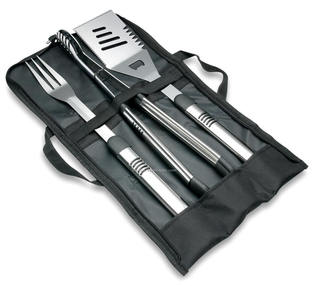 Stainless Steel Premium Bbq Set