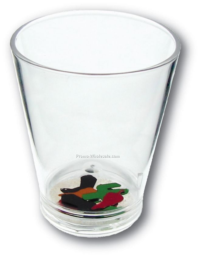 1-1/2 Oz. Happy Trails Compartment Shot Glass