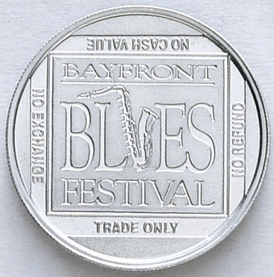 1-1/4" Natural Aluminum Coin / Medallion (16 Gauge)