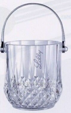 1-1/4 Quart Gem Ice Bucket W/ Chrome Plated Handle