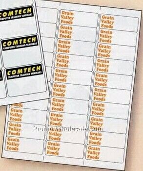 1"x2-5/8" Diskette Laser Sheet Labels (1 Color)