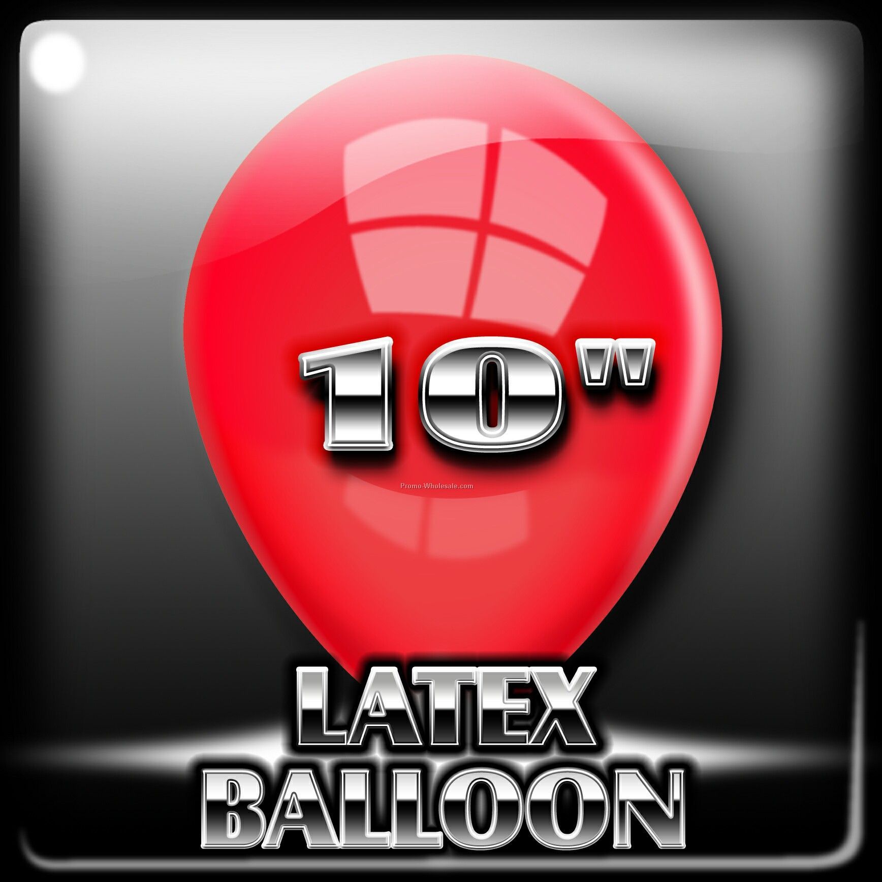 10" Standard Custom Printed Latex Balloon